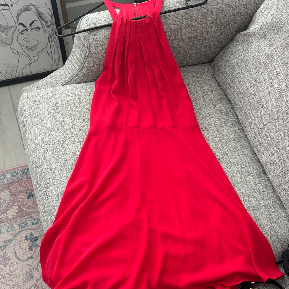 Express Vibrant Red Dress